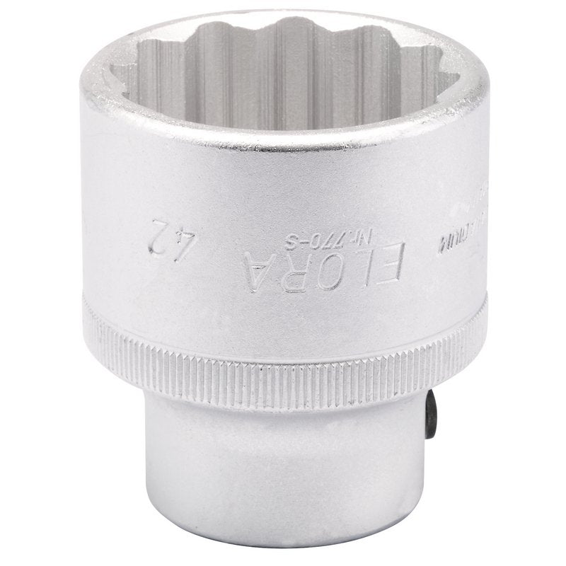 Elora 42mm 3/4"D Bi-Hexagon Socket Standard Length Chrome Plated 00830