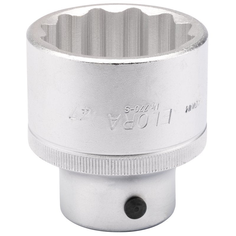 Elora 47mm 3/4"D Bi-Hexagon Socket Standard Length Chrome Plated 00856