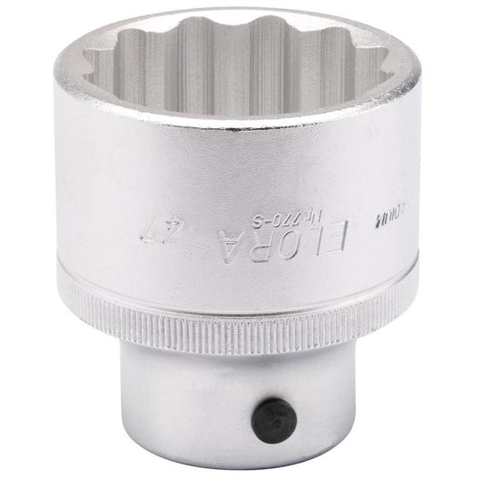 Elora 47mm 3/4"D Bi-Hexagon Socket Standard Length Chrome Plated 00856