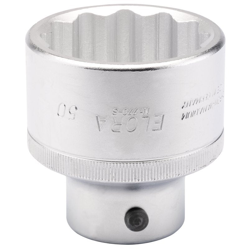 Elora 50mm 3/4"D Bi-Hexagon Socket Standard Length Chrome Plated 00864