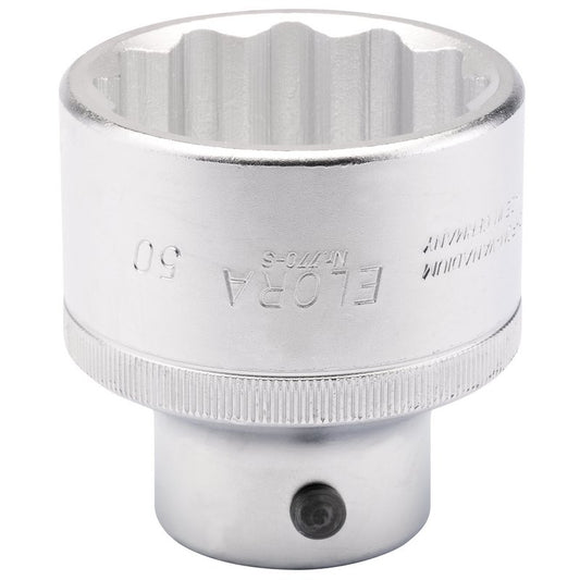 Elora 50mm 3/4"D Bi-Hexagon Socket Standard Length Chrome Plated 00864