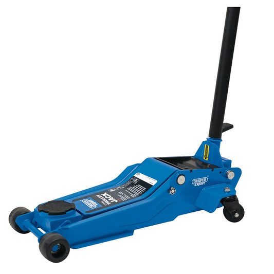 Draper Professional Low Profile Trolley Jack 3 Tonne Max Height 500mm 01106