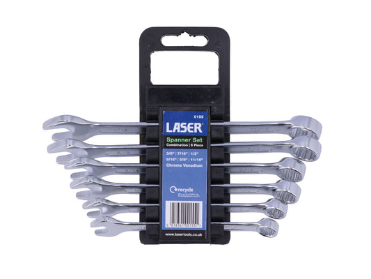 Laser Tools AF Combination Spanner Set 3/8" - 11/16" 6pc 0155