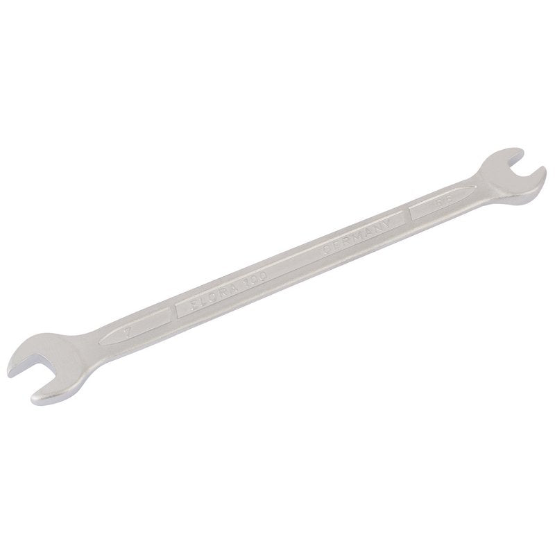 Elora Long Metric Double Open End Spanner 5.5 x 7mm Chrome Plated 01804