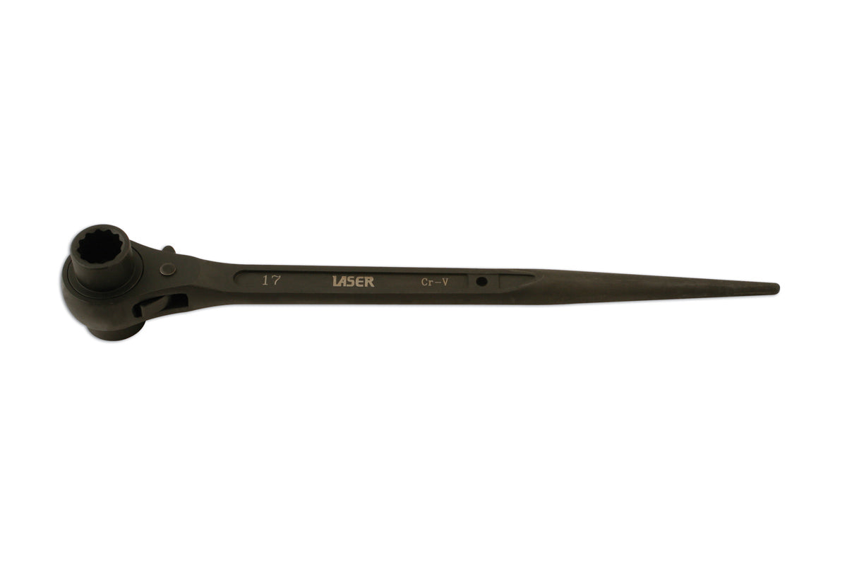 Laser Tools Ratchet Podger Spanner 17mm x 21mm 0187