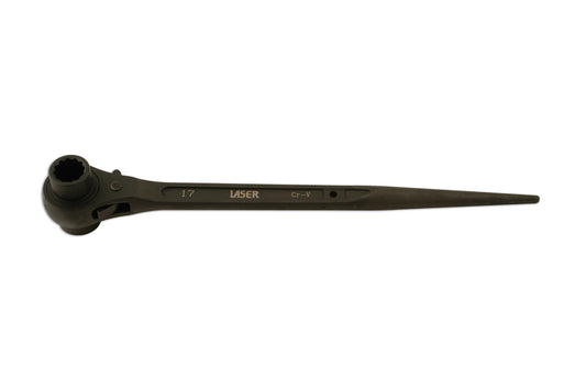 Laser Tools Ratchet Podger Spanner 17mm x 21mm 0187