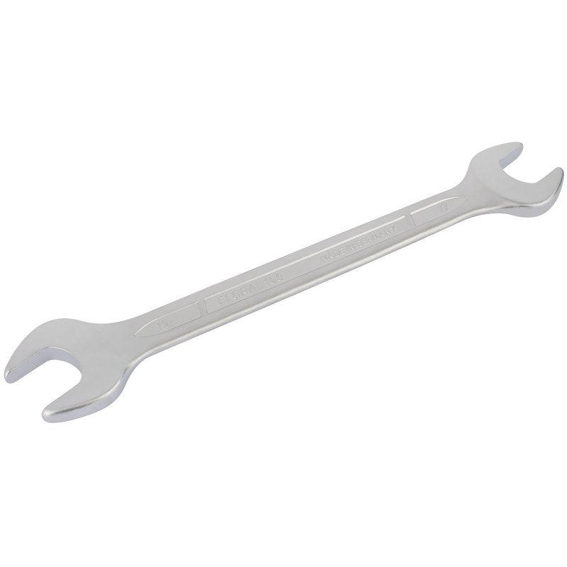 Elora Long Metric Double Open End Spanner 17 x 19mm Chrome Plated 01961