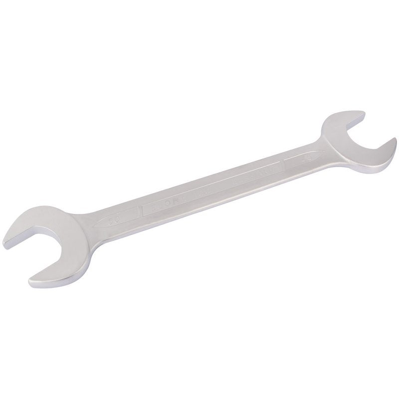Elora Long Metric Double Open End Spanner 46 x 50mm Chrome Plated 02125