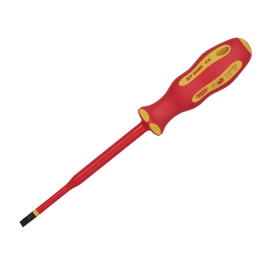 Draper XP1000 VDE Slimline Plain Slot Screwdriver 5.5 x 125mm 02161