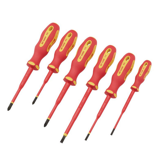 Draper XP1000 VDE Slimline Screwdriver Set 6 Piece tested to 10,000V 02167