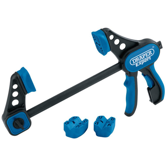 Draper Expert Heavy Duty Soft Grip Dual Ratchet Action Clamp 150mm 02373