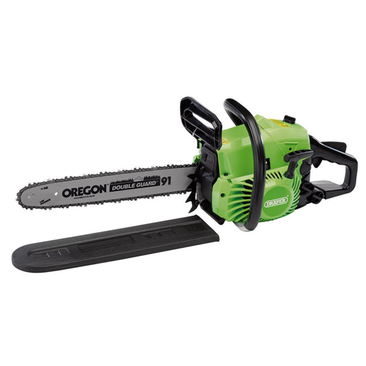 Draper Petrol Chainsaw With Oregon Chain And Bar 400mm 37cc 2 Stroke 02567