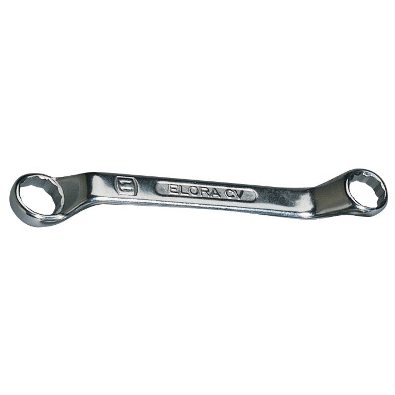 Elora Midget Deep Crank Metric Ring Spanner 4 x 4.5mm 12 Point Bi Hex 02589