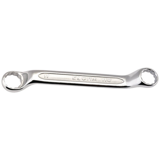 Elora Midget Deep Crank Metric Ring Spanner 12 Point Bi Hex 10 x 11mm 02620