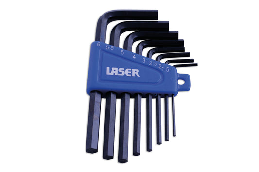 Laser Tools Metric Hex Key Set 8pc 0268