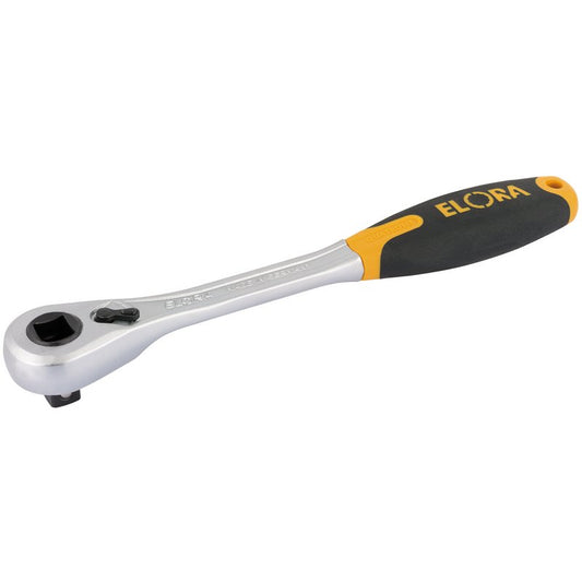 Draper 1/2"D Soft Grip Reversible Ratchet 270mm 32 Tooth 02715