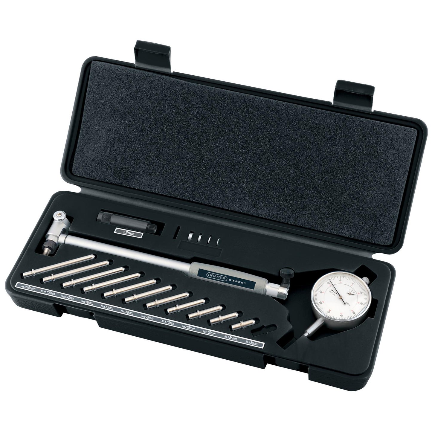 Draper Expert Engine Bore Gauge Set 50 - 160mm 12 x Measuring Rods 02753