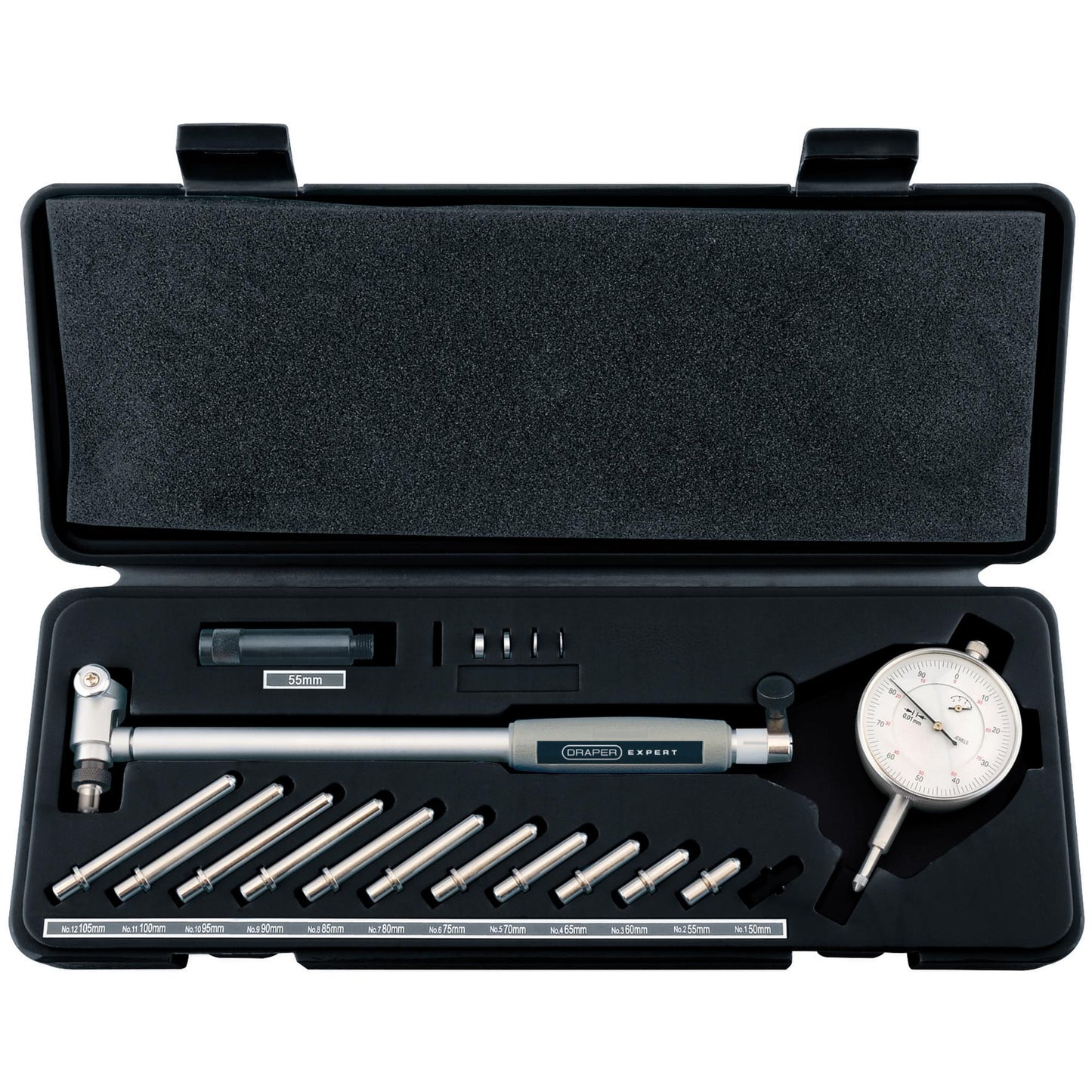 Draper Expert Engine Bore Gauge Set 50 - 160mm 12 x Measuring Rods 02753