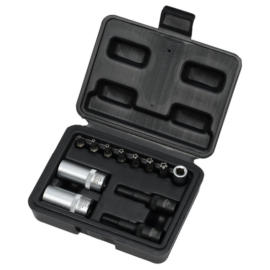 Air Conditioning and ECU Tool Kit, 1/4" Sq. Dr. (12 Piece)