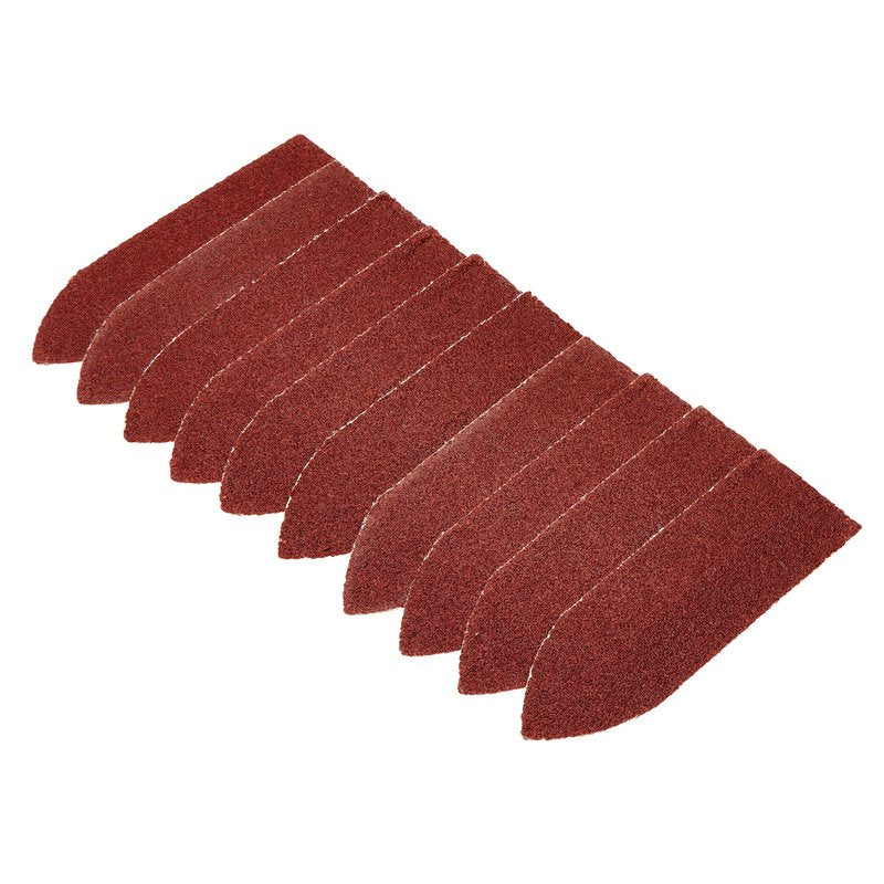 Draper Hook and Loop Finger Sander Sheets 67 x 67 x 22mm 120 Grit 10 Pack 02927