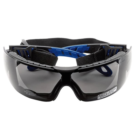 Draper Smoked Anti Mist Glasses Lightweight Wrap Around Anti Scratch 02938