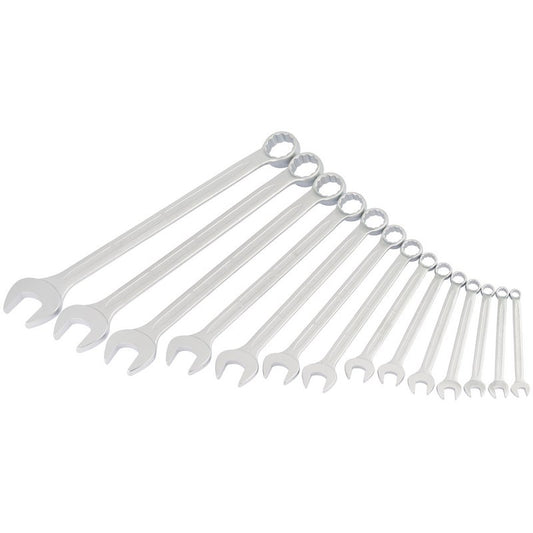 Draper Long Metric Combination Spanner Set 14 Piece Bi Hexagon Ring 03107