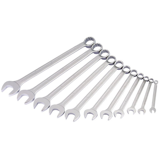Elora Long Whitworth Combination Spanner Set 11 Piece Bi Hexagon 03157