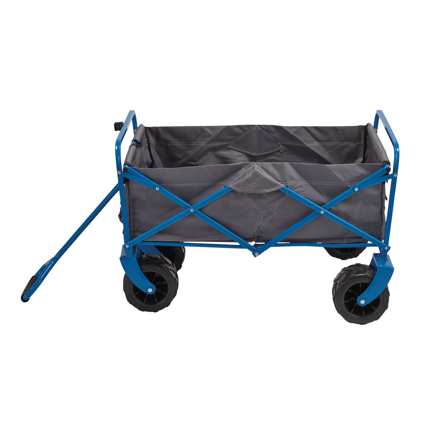 Draper Foldable Garden Cart with Large Wheels 80kg Strong Steel Frame 03217
