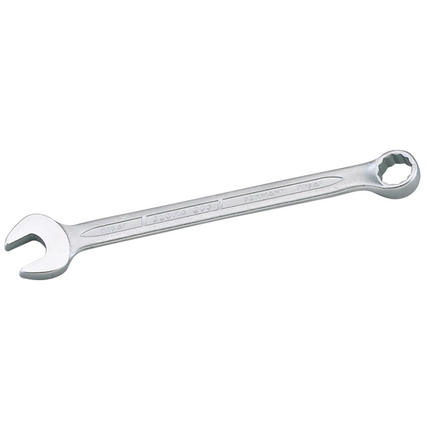 Elora Long Imperial Combination Spanner 5/16" Bi Hex Jaw Offset at 15° 03230