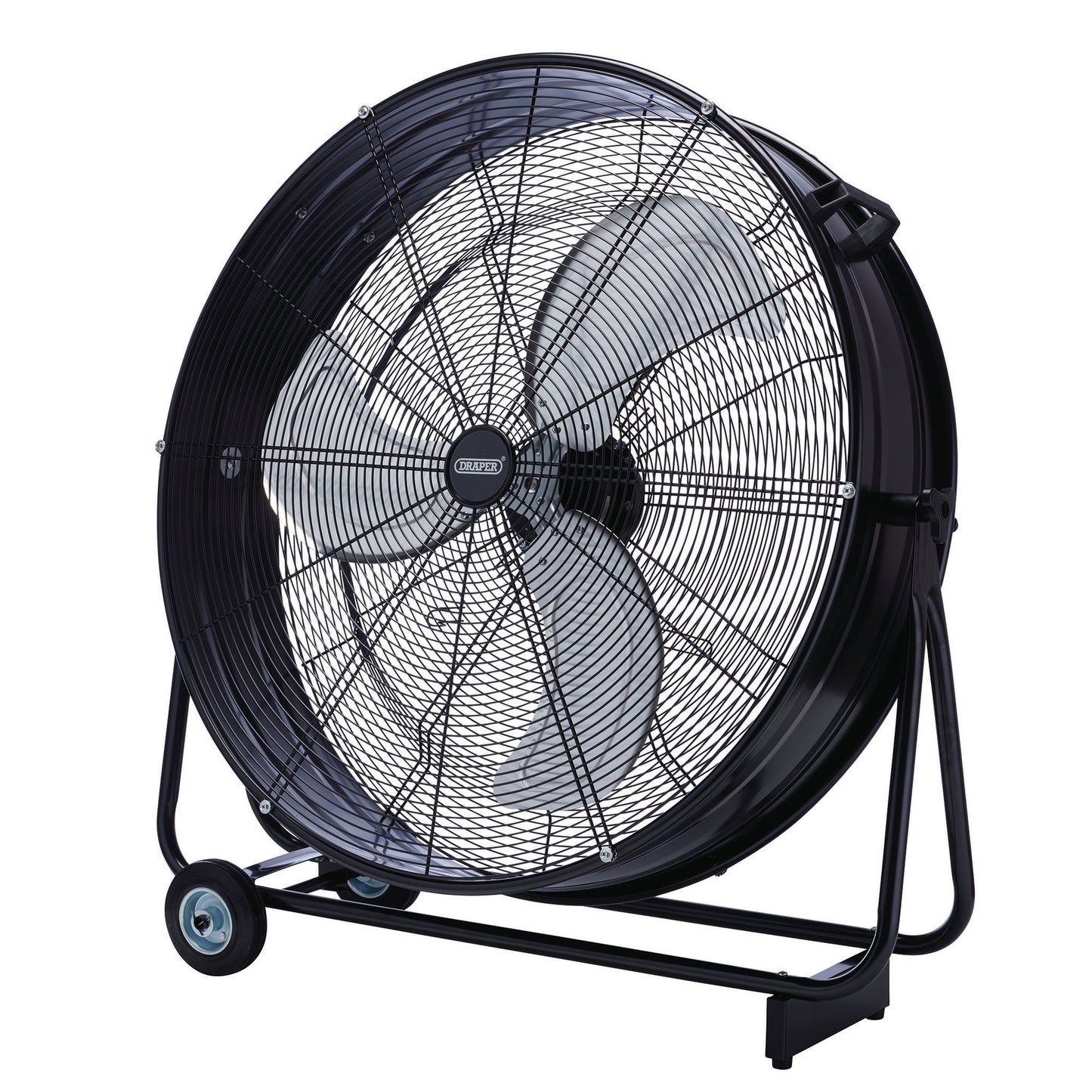 Draper 110V Drum Fan 30" 760mm 125W On Wheels Three Speed Heavy Duty 03368