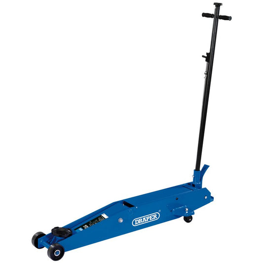 Draper Long Chassis Trolley Jack 3 Tonne Maximum Height 620mm Quick-Lift 03463