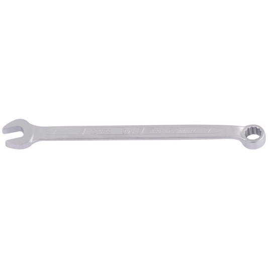 Elora 7mm Long Combination Spanner Bi-hexagon Ring And 15° offset jaw 03470