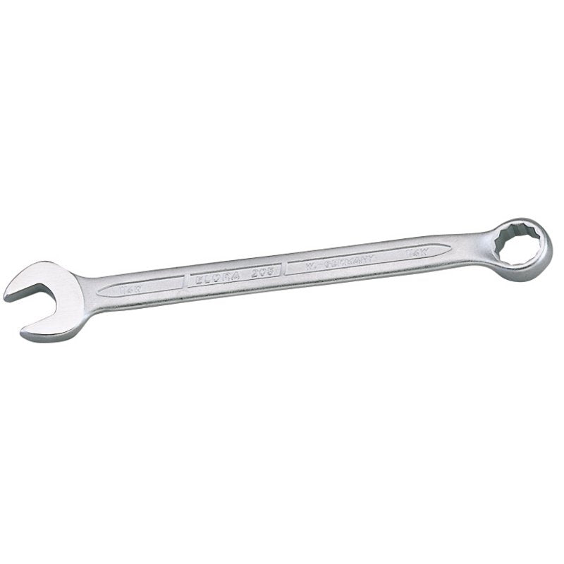 Elora 1/4" Long Whitworth Combination Spanner Bi Hexagon 15 Deg Offset 03751