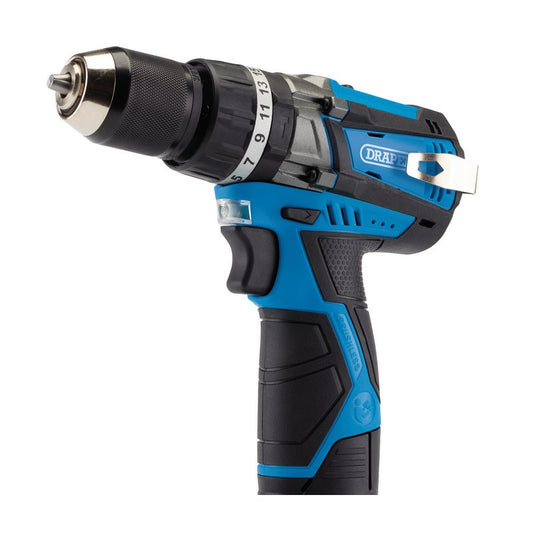 Draper 12V Brushless Combi Drill Sold Bare Chuck 0.8-10mm Max. torque 25Nm 03862