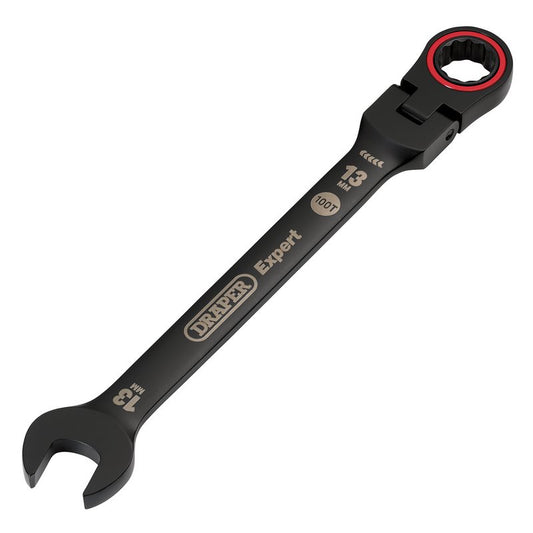 Draper Expert 13mm Metric Flexible Head Ratchet Combination Spanner Black 03919