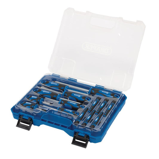 Draper Screwdriver Set with Case 14 Piece DIY general purpose mechanic etc 03984