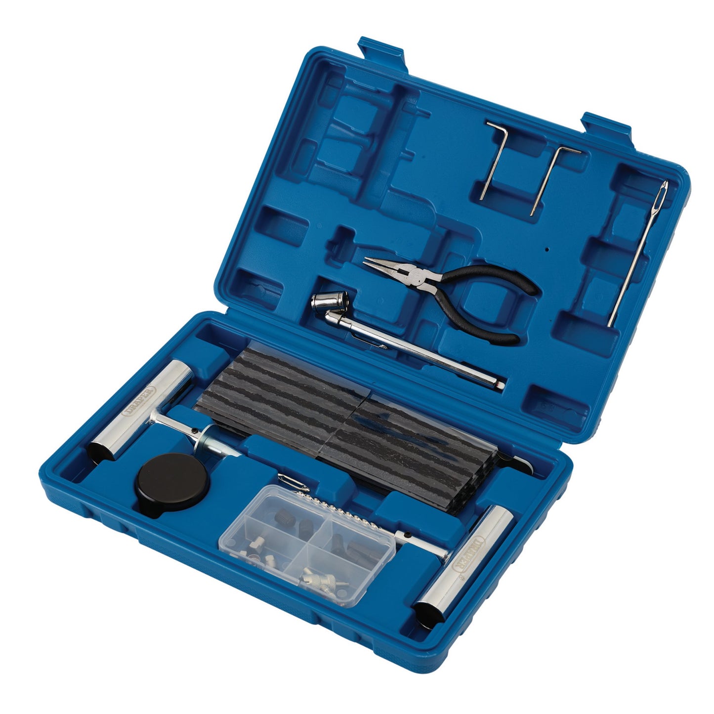 Draper Puncture Repair Kit for Tubeless Tyres Off Road Vehicles 65 Piece 04139