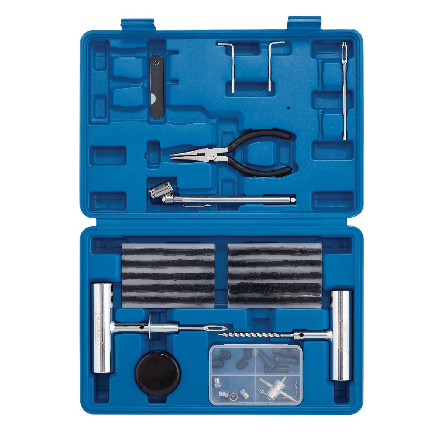 Draper Puncture Repair Kit for Tubeless Tyres Off Road Vehicles 65 Piece 04139