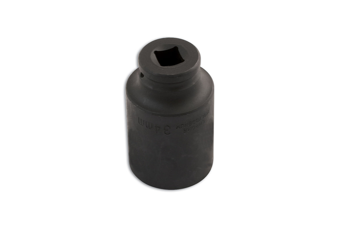 Laser Tools Hub Nut Socket 1/2"D 34mm - Renault 0417