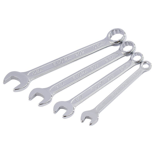 Draper Midget BA Combination Spanner Set 4 Piece Sizes 0, 2, 4, 6 BA 04197