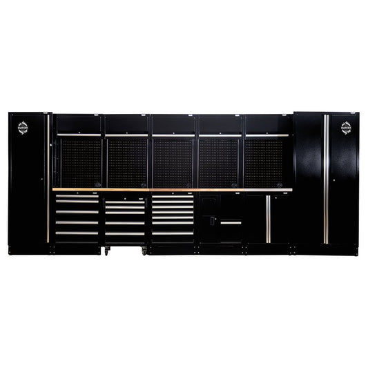 BUNKER Modular Storage Combo with Sink and Hardwood Worktop 25 Piece 04389