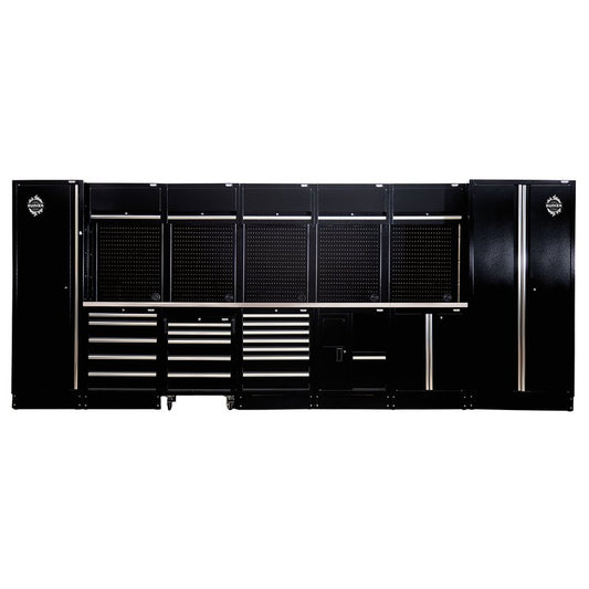 BUNKER Modular Storage Combo with Sink & Stainless Steel Worktop 25 Piece 04391