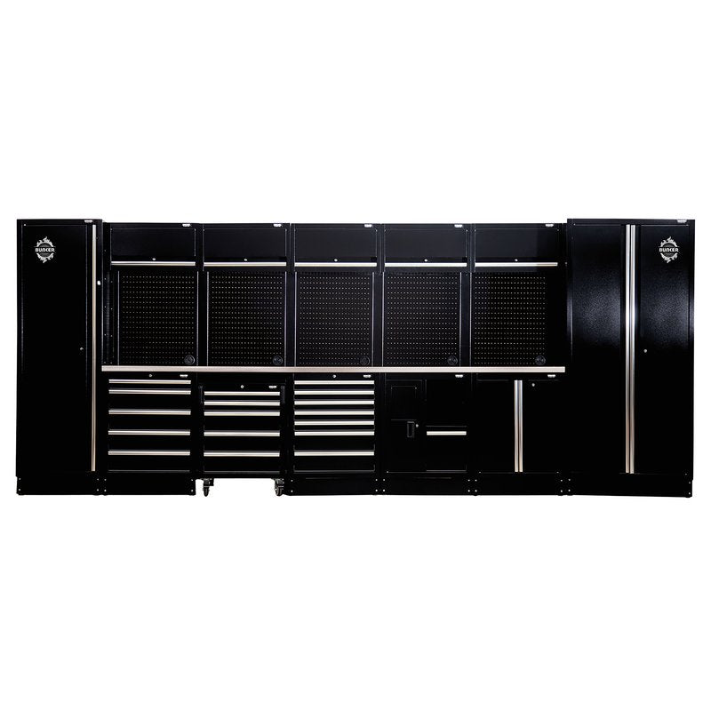 BUNKER Modular Storage Combo with Stainless Steel Worktop 25 Piece 04393