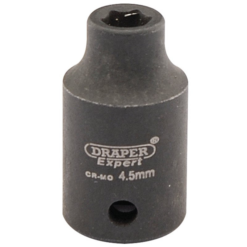 Draper Expert 4.5mm 1/4"D 6 Point Impact Socket Standard Length HI-TORQ