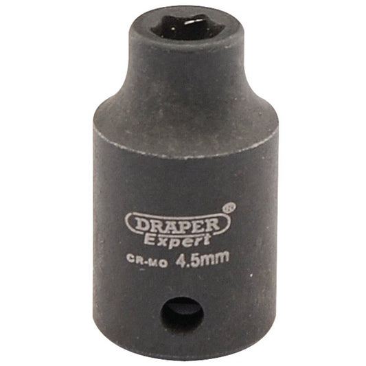 Draper Expert 4.5mm 1/4"D 6 Point Impact Socket Standard Length HI-TORQ
