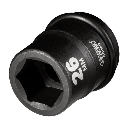 Draper 26mm Impact Socket 3/4"D 6 Point Hexagon Standard Length Hi-TORQ 05007