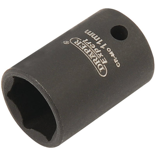 Draper Expert 11mm 1/4"D 6 Point Impact Socket Standard Length HI-TORQ