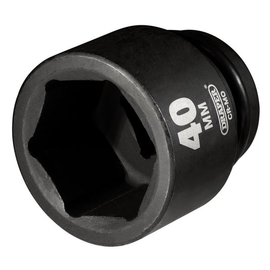 Draper 40mm Impact Socket 3/4"D 6 Point Hexagon Standard Length Hi-TORQ 05021