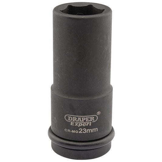 Draper Expert 23mm 3/4"D 6 Point Deep Impact Socket Metric HI-TORQ 05055