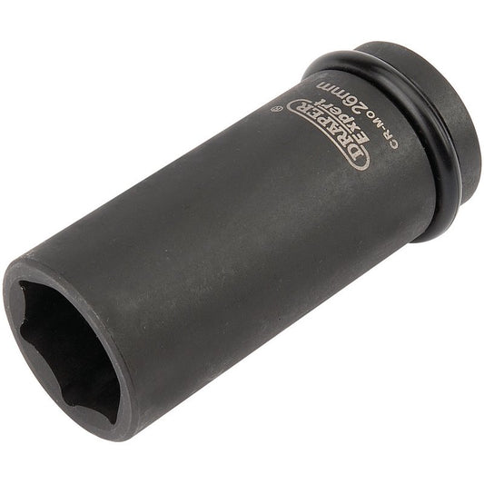 Draper Expert 26mm 3/4"D 6 Point Deep Impact Socket Metric HI-TORQ 05058